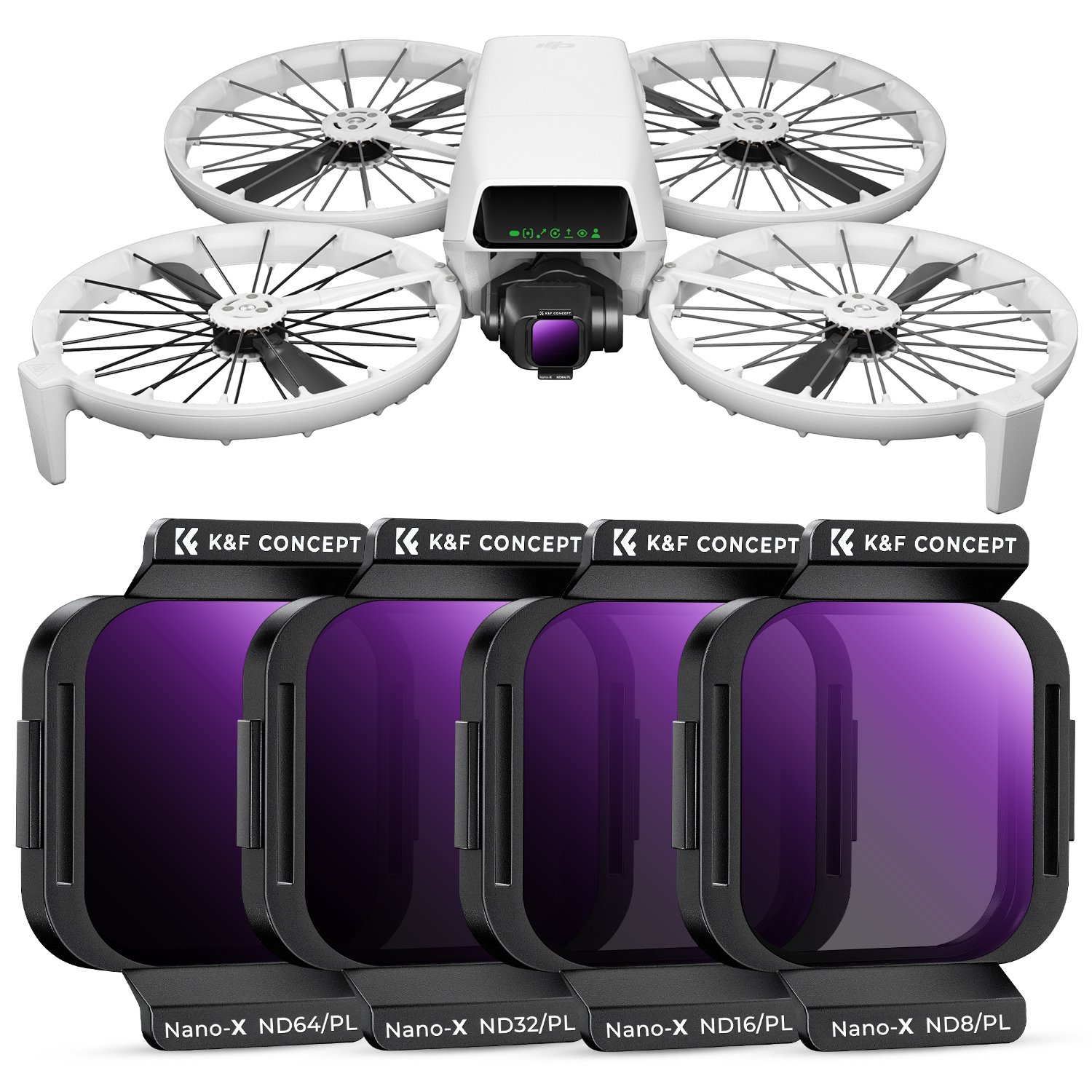 K&F Concept ND/PL Filter Set f - Drone Camera Filter ulasan dan harga