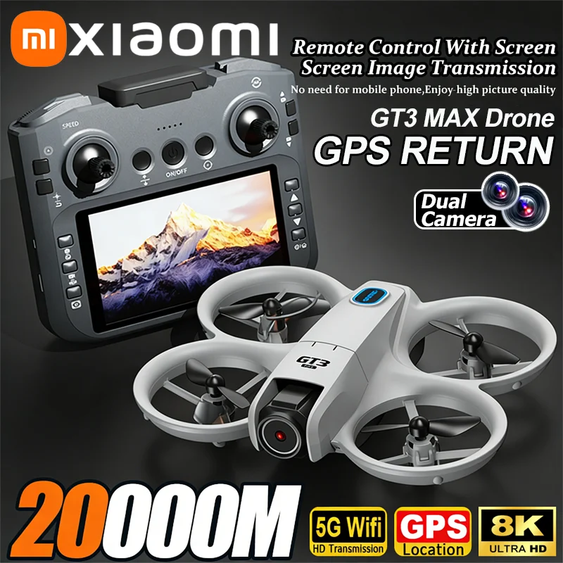 Xiaomi GT3 MAX GPS Drone 8K Ae - Drone Camera Wide Angle ulasan dan harga