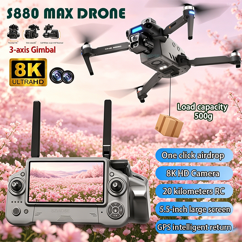 2026 New 8K Dual Camera Drone  - Drone Camera Lens ulasan dan harga