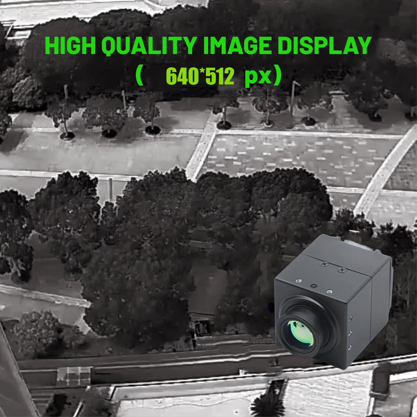 Uncooled 640x512 50Hz Radiomet - Drone Camera Thermal ulasan dan harga