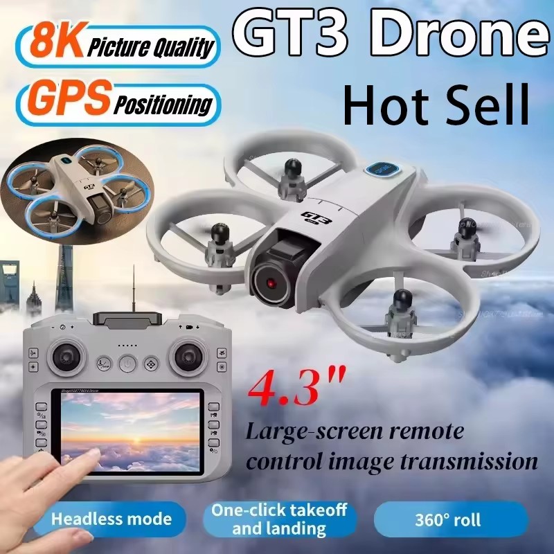 2026 New GT3 Max Drone 8K 5G G - Drone Camera Thermal ulasan dan harga