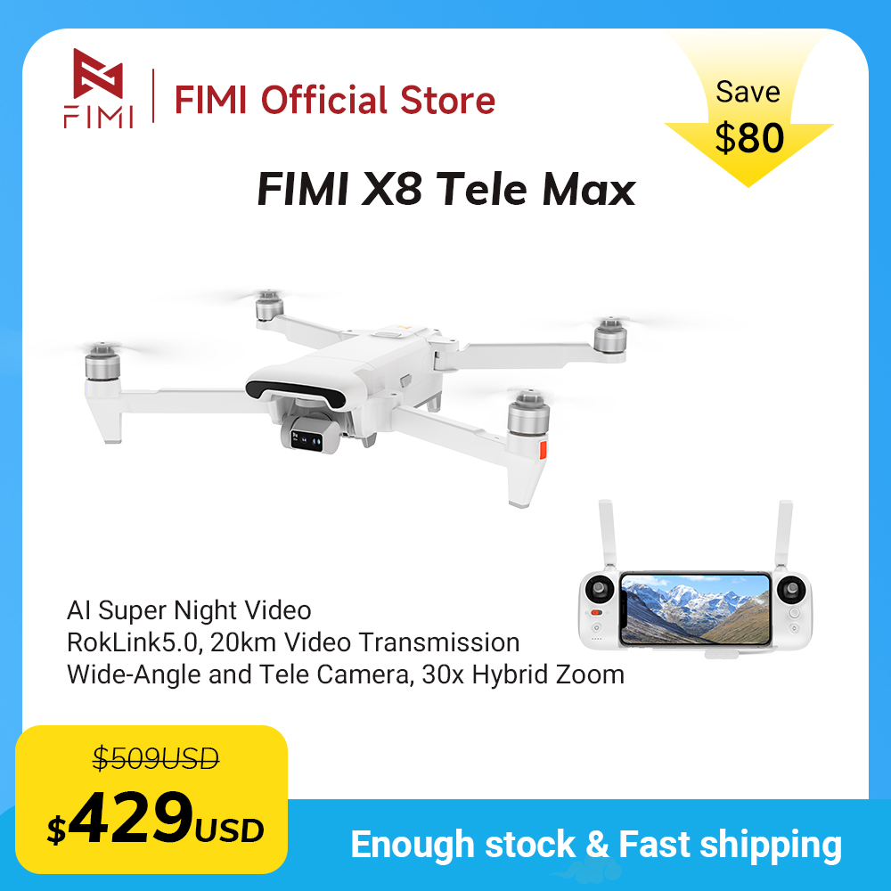 FIMI X8 Tele Max drone 1/2-inc - Drone Camera Wide Angle ulasan dan harga