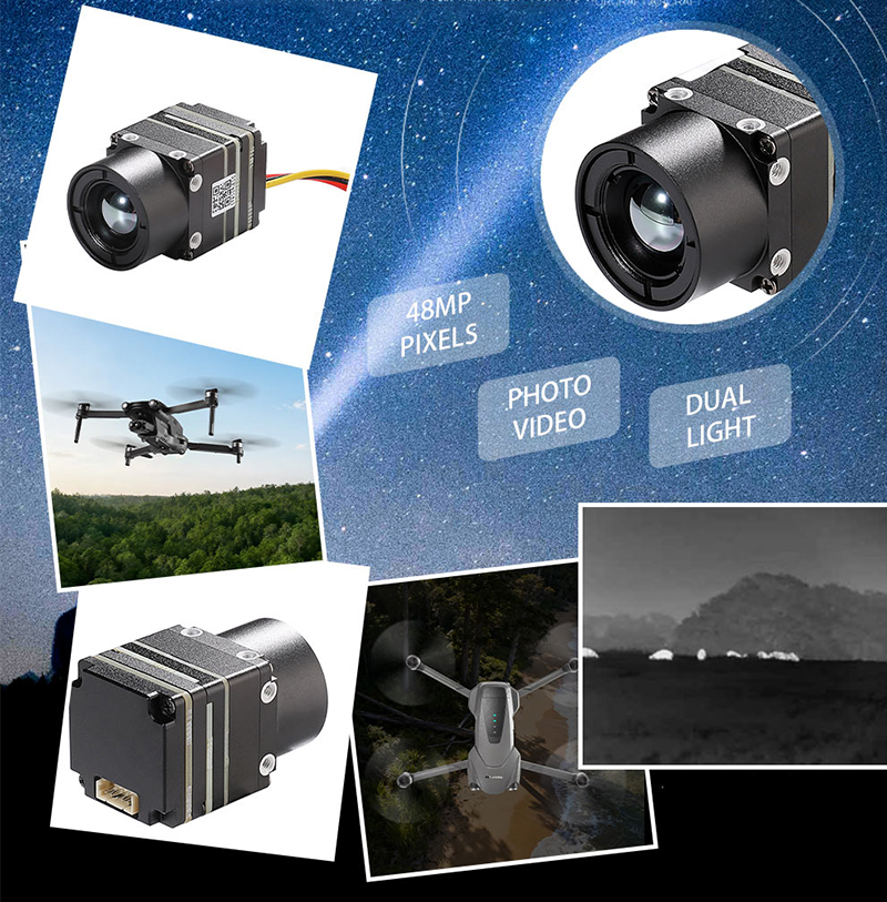 New Arrival 640x512 FPV Drone  - Drone Camera Thermal ulasan dan harga